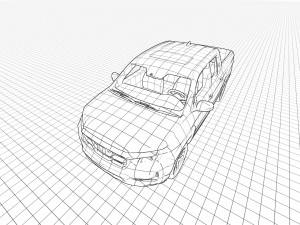 Honda Ridgeline 2023 3D Model