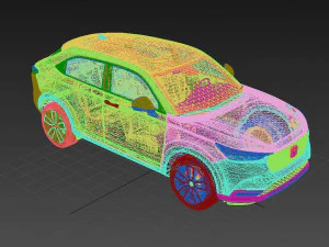 Honda HR-V Ev 2023 3D Model