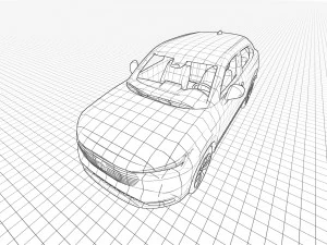 Honda HR-V Ev 2023 3D Model