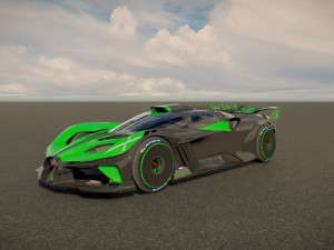 Bugatti Bolide 2024 3D Model