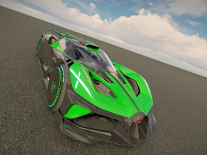Bugatti Bolide 2024 Model 3D