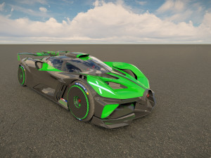Bugatti Bolide 2024 Model 3D