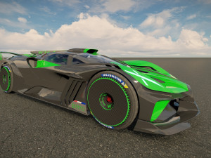 Bugatti Bolide 2024 Model 3D