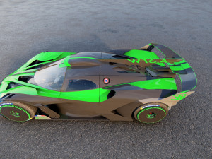 Bugatti Bolide 2024 Model 3D