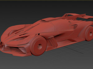 Bugatti Bolide 2024 Model 3D