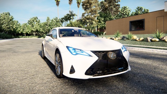 Lexus RC 350 Model 3D .c4d .max .obj .3ds .fbx .stl .blend 