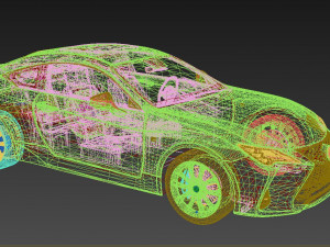 Lexus RC 350 Model 3D