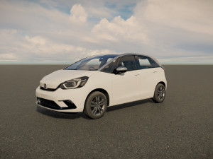 Honda Jazz 2023 3D Model