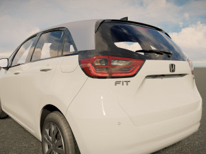 Honda Jazz 2023 3D Model
