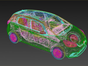 Honda Jazz 2023 3D Model
