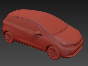 Honda Jazz 2023 3D Model