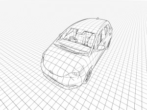 Honda Jazz 2023 3D Model