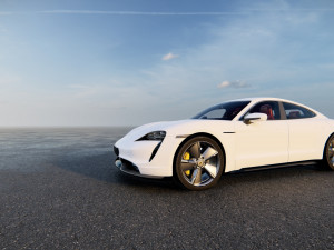 Porsche Taycan Turbo S 2023 3D Model
