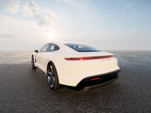 Porsche Taycan Turbo S 2023 3D Model
