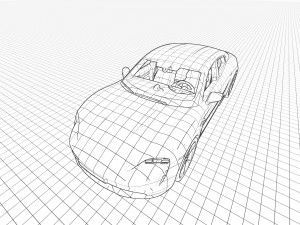Porsche Taycan Turbo S 2023 3D Model