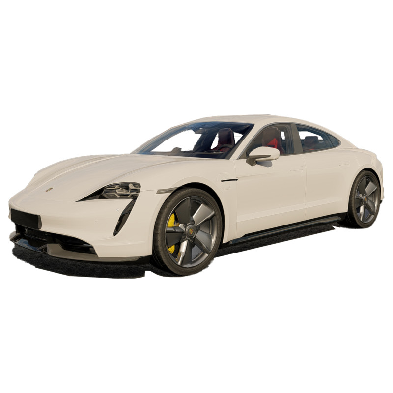 Porsche Taycan Turbo S 2023 3D Model .c4d .max .obj .3ds .fbx .stl .blend 