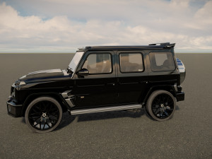 Mercedes AMG G63 Brabus G700 2022 3D मॉडल