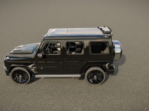 Mercedes AMG G63 Brabus G700 2022 3D मॉडल