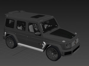 Mercedes AMG G63 Brabus G700 2022 3D मॉडल