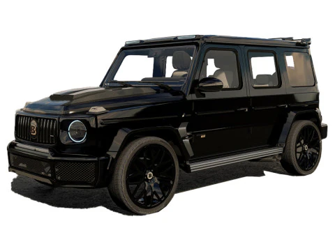 मर्सिडीज एएमजी जी63 ब्रैबस जी700 2022 3D मॉडल