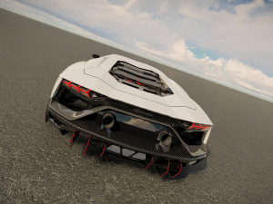 Aventador LP 780 -4 Ultimate 2023 3D-Modell