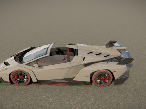Veneno Roadster 3D 模型