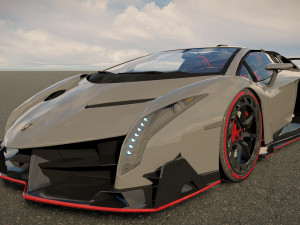 Veneno Roadster 3D 模型
