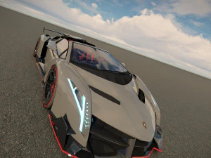 Veneno Roadster 3D Model