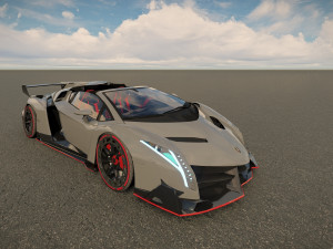 Veneno Roadster 3D 模型