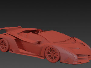 Veneno Roadster 3D 模型