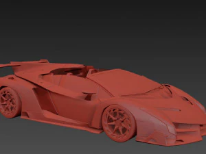 Veneno Roadster 3D Model