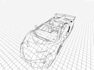 Veneno Roadster 3D 模型