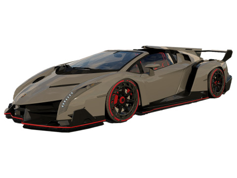 Veneno Roadster Modelo 3D