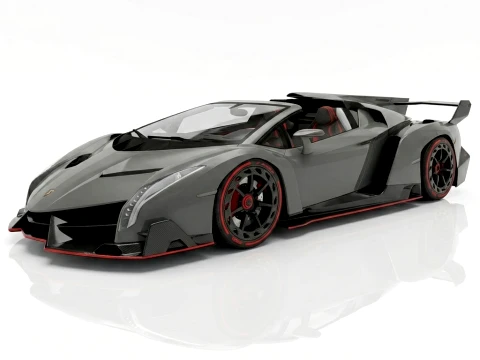 Veneno Roadster 3D Model
