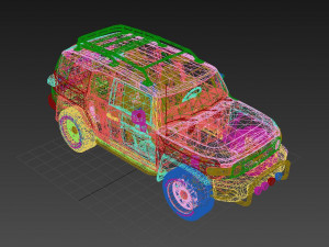 Toyota FJ Cruiser 3D Model
