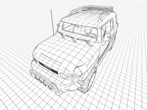 Toyota FJ Cruiser 3D Model