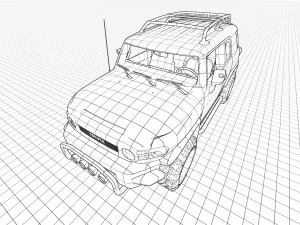 Toyota FJ Cruiser 3D Model