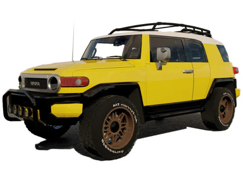 Toyota FJ Crucero Modelo 3D