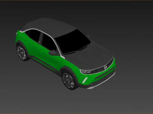 Opel Mokka-E 2022 3D Model