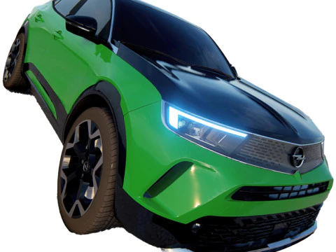 Опель Мокка-Э 2022 3D Модель