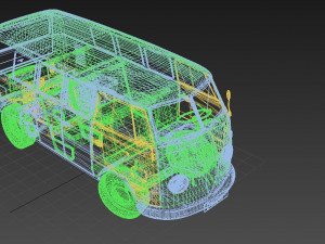 Volkswagen Type 2 3D Model