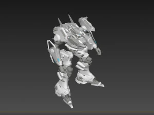 3D Transformer robot 3D Model