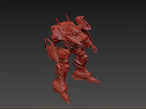3D Transformer robot 3D Model