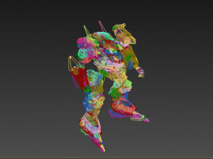 3D Transformer robot Modèle 3D