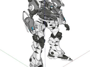 3D Transformer robot 3D Model