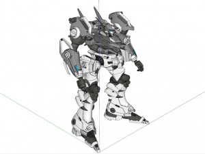 3D Transformer robot Modèle 3D