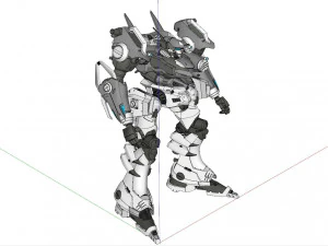 3D Transformer robot 3D Model