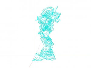 3D Transformer robot 3D Model
