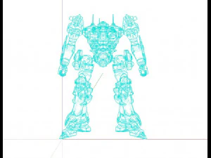 3D Transformer robot 3D Model