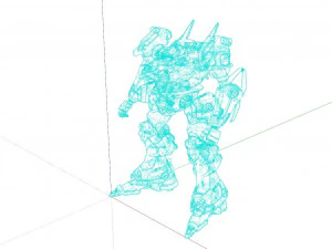 3D Transformer robot 3D Model